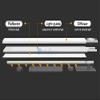 Mufasa LED Profile Light Under Cabinet Lighting Counter Lighting Wardrobe Lighting Ultra Slim (White , 6000K) (Pack of 1, 1 Feet / 4 Watts)(Aluminium) view 4