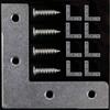 DIY Crafts Design No # 3, Pack of 8 Pcs, Flat Metal Corner Braces 2 5 Joining Fixing A (Design No # 3, Pack of 8 Pcs) view 1