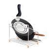 AARBOX Chakla Belan and Tawa Stand for Kitchen - 100% Rust Free Stainless Steel Rolling Pin Board Holder Wall Mount Stand 4 in1 Holder Kitchen Rack Organiser Stand, Hanging Shelves view 2