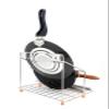 AARBOX Chakla Belan and Tawa Stand for Kitchen - 100% Rust Free Stainless Steel Rolling Pin Board Holder Wall Mount Stand 4 in1 Holder Kitchen Rack Organiser Stand, Hanging Shelves view 4