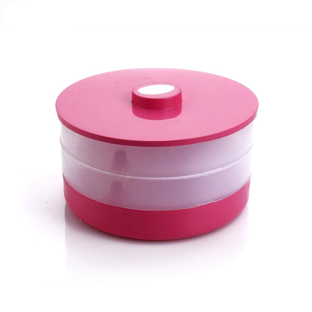 MTF Plastic Bowl Container Sprout Maker Plastic Hygienic Sprout Maker Box Organic Home Making Fresh Organic Home Making Fresh Sprouts Beans for Living Healthy Life Sprout Maker (Multi, 2 Bean Bowl)