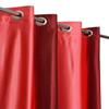 GOYCORS Modern Polyester Long Crush Patta Solid Eyelet Polyester Curtains for Window (Set of 2, Window_5 Ft, Red) view 2
