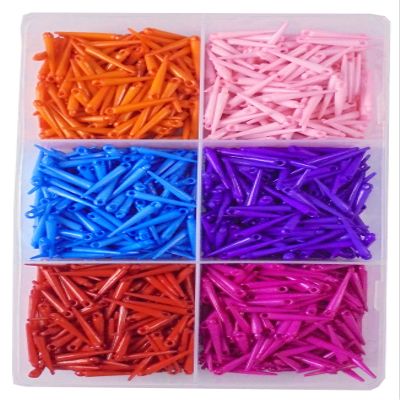 Eshoppee 200 gm Plastic Beads for Jewellery Making, Art and Crafts Work, Necklace Bracelet Earring Key Chain Making DIY Kit