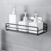 ZIZLY Punch-Free Multipurpose Kitchen Bathroom Wall Holder Metal Shelf Storage with Strong Magic Sticker view 2
