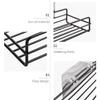 ZIZLY Punch-Free Multipurpose Kitchen Bathroom Wall Holder Metal Shelf Storage with Strong Magic Sticker view 4