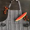 PIXEL HOME DECOR Cotton Apron with Front Center Pocket with End Random Colour (Black Stripe Apron) (Plastic -Free) view 1