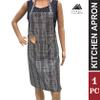 PIXEL HOME DECOR Cotton Apron with Front Center Pocket with End Random Colour (Black Stripe Apron) (Plastic -Free) view 2