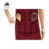 PIXEL HOME Cotton Apron With Front Center Pocket With Ends (Red Stripe Apron) view 2