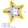 Choco Decor Plastic Cookie Cutter Star Shape, 5 Piece view 2