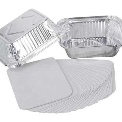 WRAP ON Aluminium Foil Containers 250ml 25pc for Food Packing | use and throw disposable box for food packaging | Food Pack Boxes With Lid Cover (Pack of 25).