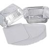 WRAP ON Aluminium Foil Containers 250ml 25pc for Food Packing | use and throw disposable box for food packaging | Food Pack Boxes With Lid Cover (Pack of 25). view 1