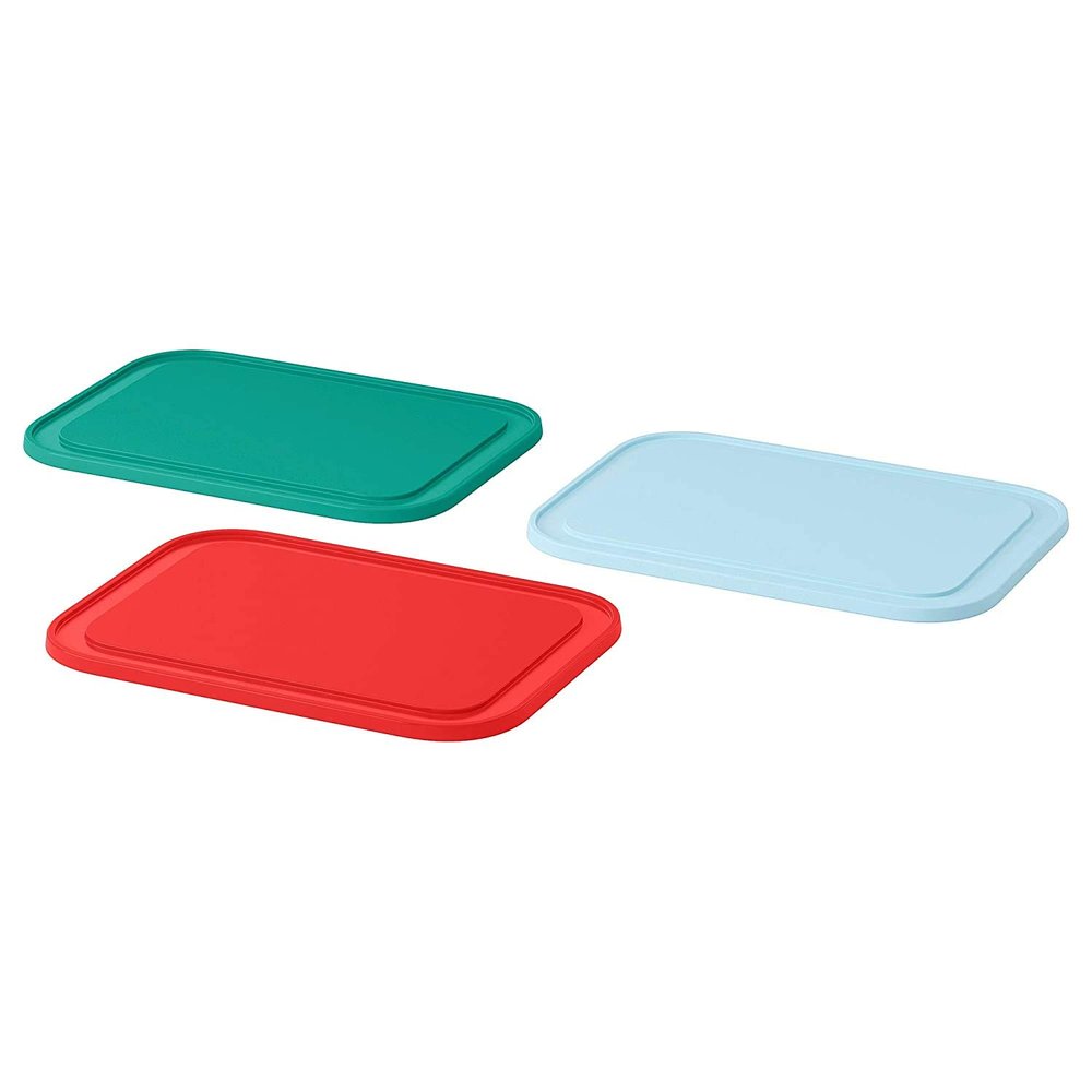 VRT  Plastic Kitchen Small Chopping/Cutting Chopping Board,for Meat, Vegetables, Multicolour, 22x16 cm (Pack of 3)
