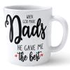 Feeling Hub When god Made mom dad he gave me The Best Printed Ceramic Coffee Mug for Birthday Anniversary Gift Mug Capacity 300 ml Combo Pack view 2