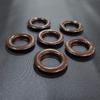 FAPBADRI Curtain Eyelet Rings with Flexi Lock, Suitable for Any 1 inch Curtain Rod - Brown Colour - 50 Pieces view 2