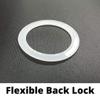 FAPBADRI Curtain Eyelet Rings with Flexi Lock, Suitable for Any 1 inch Curtain Rod - Brown Colour - 50 Pieces view 4