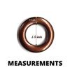 FAPBADRI Curtain Eyelet Rings with Flexi Lock, Suitable for Any 1 inch Curtain Rod - Copper Colour - 50 Pieces view 2