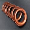 FAPBADRI Curtain Eyelet Rings with Flexi Lock, Suitable for Any 1 inch Curtain Rod - Copper Colour - 50 Pieces view 3