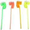 Improvhome Plastic Toilet Brush Set Of 2 Pieces (Multicolour) pack of 2 view 3