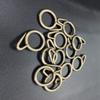 FAPBADRI Plastic Curtain Rings for Windows Curtains, Door Curtains, Bathroom Curtains and Other Multipurpose Usage - Colour: Antique Gold - 100 Pieces view 4
