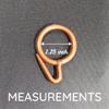 FAPBADRI Plastic Curtain Rings for Windows Curtains, Door Curtains, Bathroom Curtains and Other Multipurpose Usage - Colour: Copper - 100 Pieces view 2