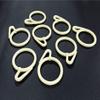 FAPBADRI Plastic Curtain Rings for Windows Curtains, Door Curtains, Bathroom Curtains and Other Multipurpose Usage - Colour: Ivory - 100 Pieces view 1