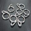 FAPBADRI Plastic Curtain Rings for Windows, Doors, Bathrooms and Other Multipurpose Usage - Silver Glossy - 100 Pieces view 1