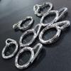 FAPBADRI Plastic Curtain Rings for Windows, Doors, Bathrooms and Other Multipurpose Usage - Silver Glossy - 100 Pieces view 4