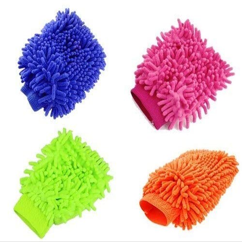 NEXT ANGLE STOREMART Microfiber Chenille & Double Side 1700 GSM Grey, Multi-Purpose Super Absorbent and Perfect Wash Clean with Lint-Scratch Free Home, Kitchen, Window, Dusting (4)