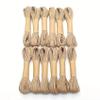 Paaroots Powered by z-Plus (Pack Contain 12Pcs) Natural Jute Ribbon Rope for Decoration DIY Craft Projects Gift Wrapping Packing (Lenth: 10 Meter) view 1