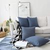 Khooti Jute Cushion Cover | 26x26 Inch | Navy Blue | Set of 1 | Throw Pillow Cover for Couches, Chairs, Sofas, Beds, Coffee Tables, Living Rooms, Bedrooms, Modern Boho Design view 2