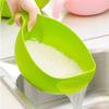 KTU Plastic Rice Fruits Vegetable Noodles Pasta Washing Bowl and Strainer for Storing and Straining (Multi Colour) view 1