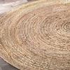 EKEFFY Braided Reversible Rug (Brown, Natural, Jute, 70 cm) view 3