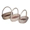 Girirajji Cane Bamboo Oval Handle Basket for Festival Gifts Packing (Brown) view 3