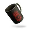 Tee Mafia Liverpool Black Ceramic Mug with Print | YNWA Coffee Mug | for Your Friends| Football Mug | 330 ml, Microwave and Dishwasher Safe | You'll Never Walk Alone view 1