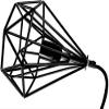 SL Light Hanging Ceiling Pendant Light, Black, Cage view 3