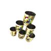 primium quality Stainless Steel Serving Glass - Set 6, Multicolor view 3