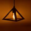 SL Light Nest Cage Shape Modern Hanging Pendant Ceiling Lights for Living Room Home Kitchen Office Restaurant (Black, Bulb Not Included) view 2