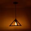 SL Light Nest Cage Shape Modern Hanging Pendant Ceiling Lights for Living Room Home Kitchen Office Restaurant (Black, Bulb Not Included) view 3