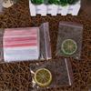 SVE Plastic Zip Lock Pouch Bags (5 inch x 7 inch, 100 Pieces, Transparent) view 2