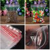 SVE Plastic Zip Lock Pouch Bags (5 inch x 7 inch, 100 Pieces, Transparent) view 3