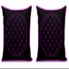 Cuddlyprint Soft Fabric Velvet Car Cushions/Pillows with Your Cars Brand Logo (Black, 12x12 Inches) Set of 2 Style 55 view 1