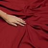 BEVI - Home Super Solid 144 TC 100% Microfiber Premium Bedsheet (Maroon, Without Pillow Double Bed) view 1
