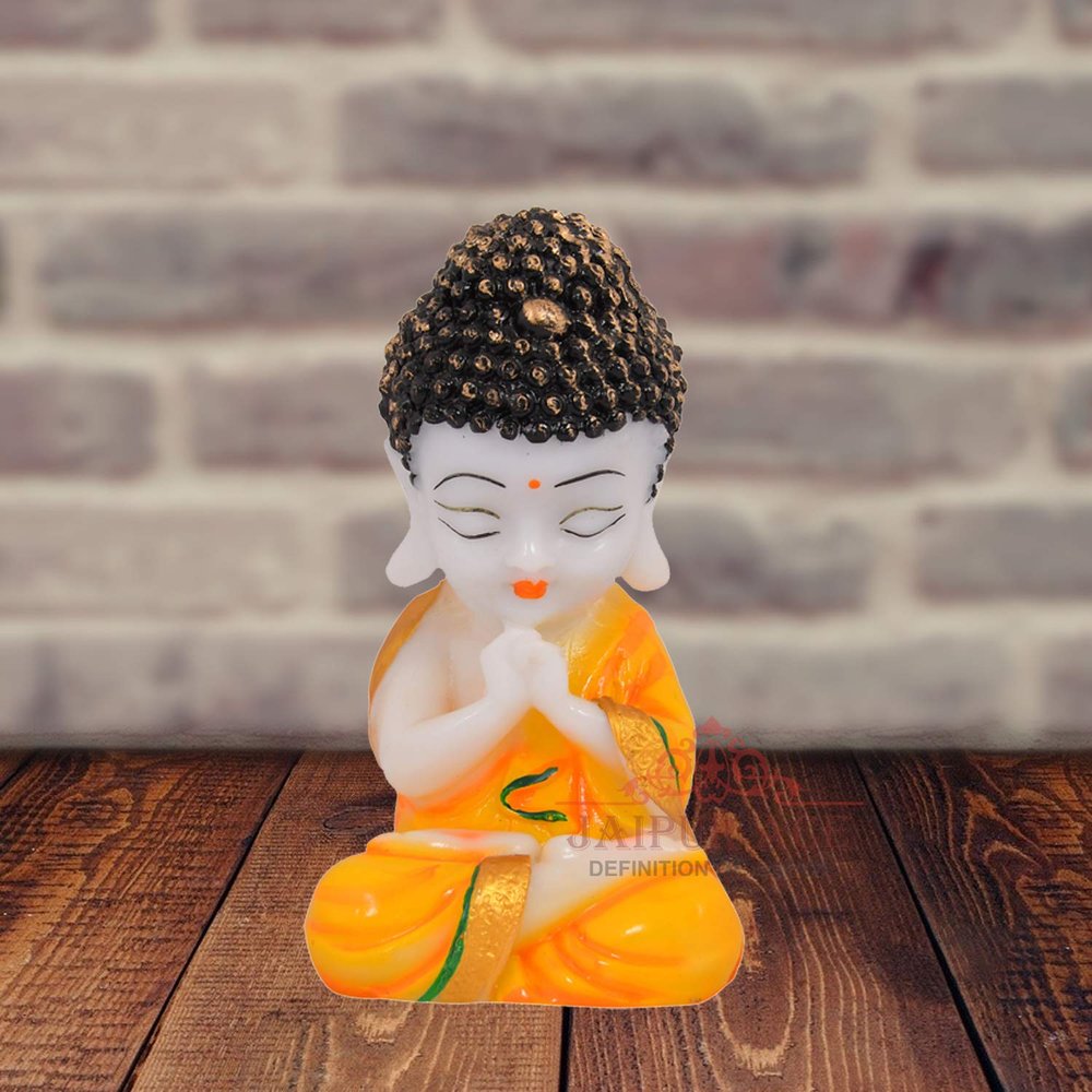 JAIPUR ACE Resin Decorative Showpiece, 9 Inch, Orange, 1 Piece