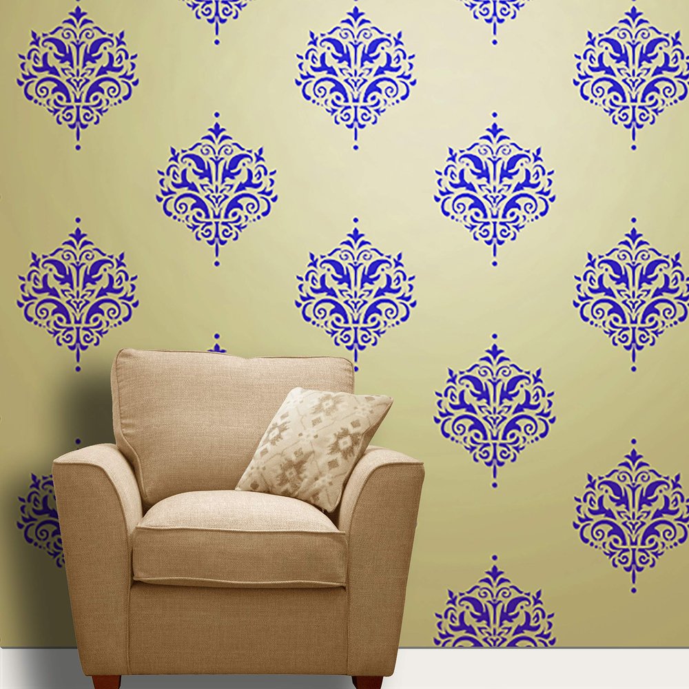 Design In DECORZE Motif Wall Paintings Stencil (Mws45, Size 30x40 cm)