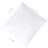 Bird Wing Solid White Colour Cushion Cover Set of 4 Premium Cotton for Home Decor Sofa, Bed and Chairs |Decorative Throw Pillow case | Size 12X12 Inch (30.48 x 30.48 cm) view 2