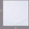 Set of 4 Pcs Solid Heavy Fabric Cotton White Dinner Table Napkins 16 inch x 16 inch for Parties Homes Dining Restaurants Banquet and Hotel | Pack of 4 | 40.6 X 40.6 cm view 2