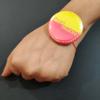 Bhai Please Pyari Bhabhi Rakhi with Fridge Magnet for Bhabhi | Set of 1 pc with Roli/Kumkum- Chawal| Kids, Girls Designer, Fancy, Fun, Movie Rakhi Set| with Raksha Bandhan Greetings view 4