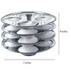 Royal sapphire Stainless Steel Idli Maker/Idli Stand | Idli Plates | Idli Steamer| Idli Sancha (Stainless Steel, 4 Tier) view 2