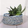 Bhuvan handloom Jute Planter Pots/Storage Basket with handle, Multi-Purpose use for Bathroom Living Room 10x12 (Bhuvan_16) view 1