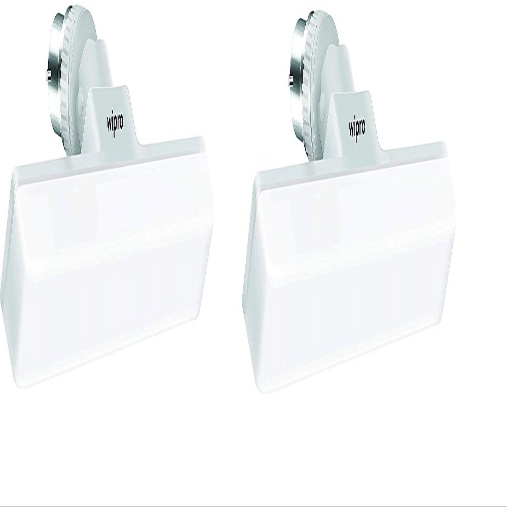 Wipro Garnet 10W B22 LED White Bulb, Pack of 2, (N11011_2)